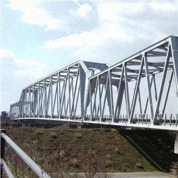 Dwufunkcyjny most o konstrukcji stalowej szynowo-drogowej